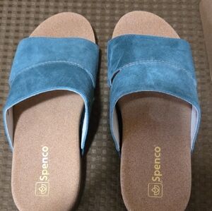 Women's Mallard Green Sunrise Slide Spenco Sandals